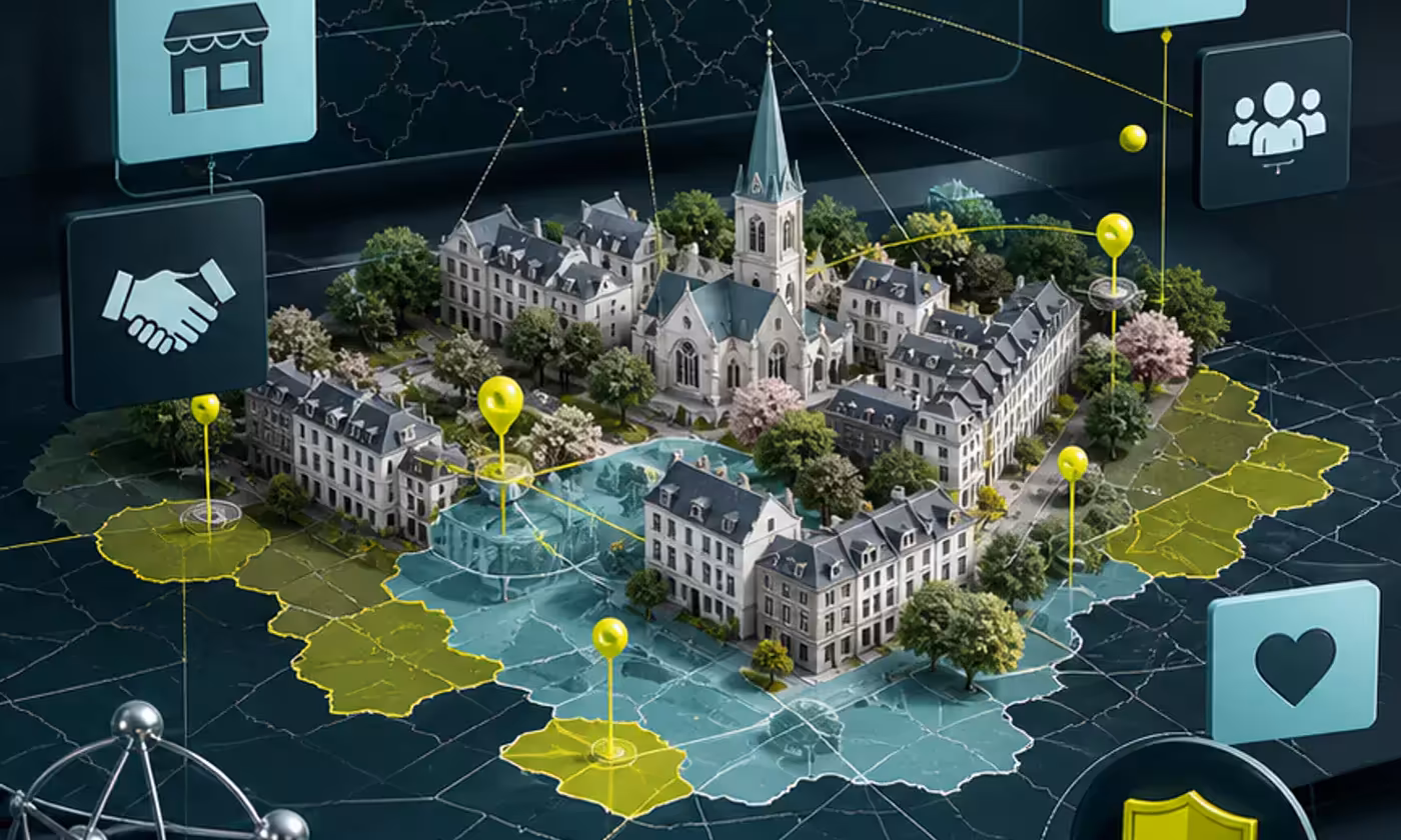 Illustration du contexte local et des signaux de confiance SEO à Uccle