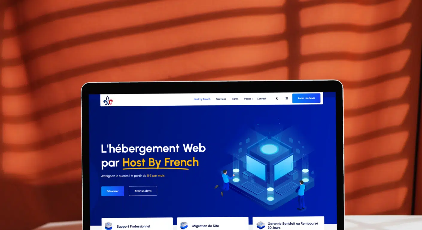 Réalisation Host by French par Devsource