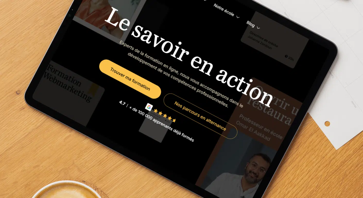 Aperçu du projet Walter Learning, exemple de contenus & parcours par Devsource