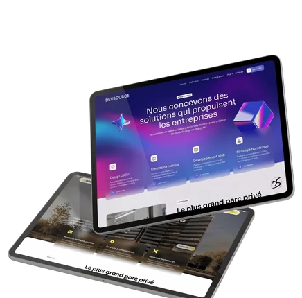 Création de site pour dentiste : soins et rendez-vous Interfaces web conçues par Devsource