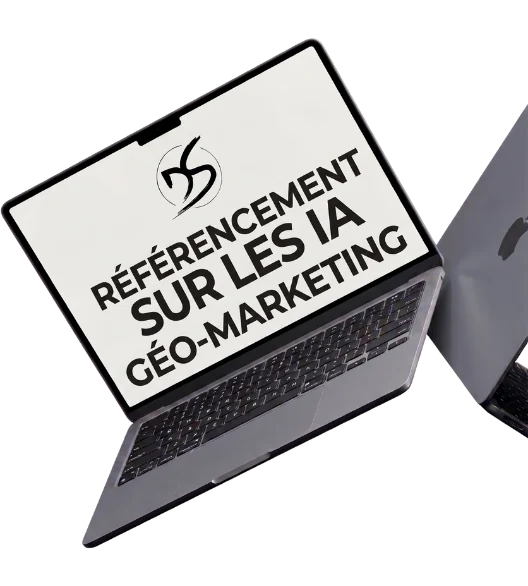 Ordinateur présentant un espace de travail digital Devsource