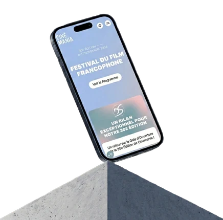 Interface mobile d’un projet web accompagné par Devsource